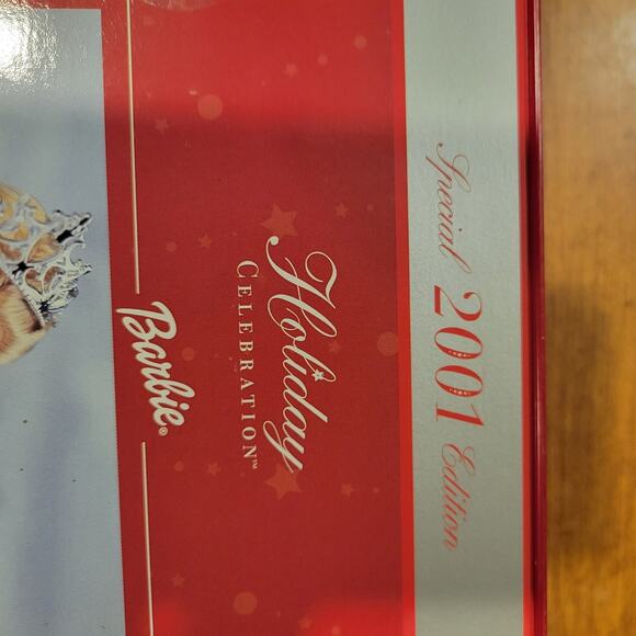 Vintage 2001 Holiday Celebration Barbie Doll Special Edition Mattel Hallmark - Picture 5 of 5